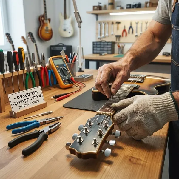 תיקון גיטרה חשמלית מקצועי