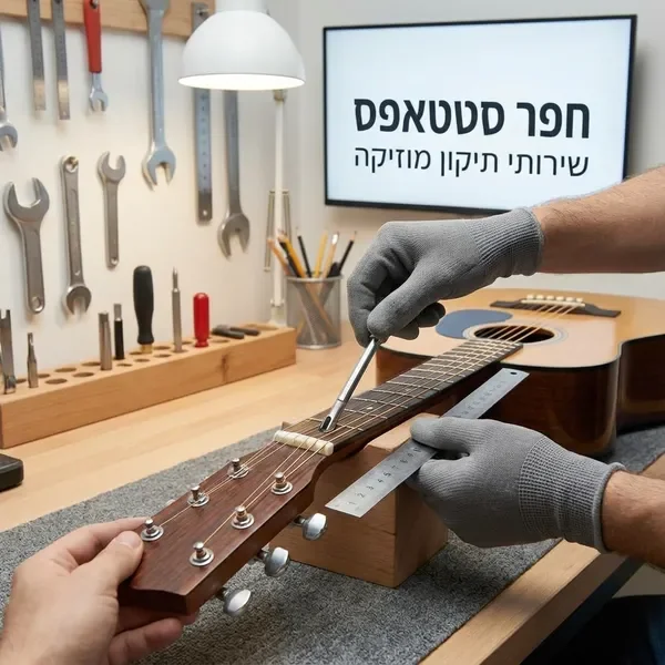 כיוון גיטרה מקצועי וסטאפ מדויק